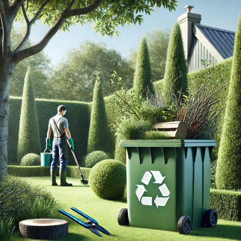 Grünschnitt Entsorgung – Gartenabfälle im Container umweltfreundlich entsorgen